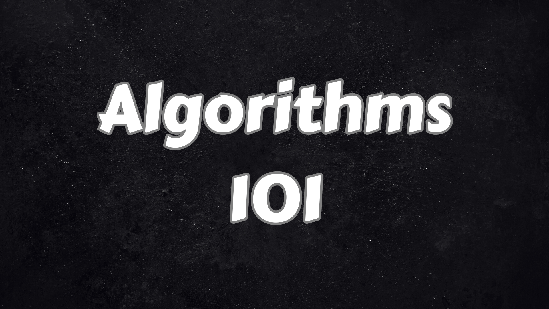 Foundations of Algorithms